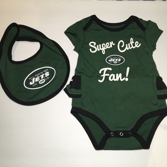 NEW YORK JETS NFL INFANT JERSEY + BIB - Picture 1 of 7